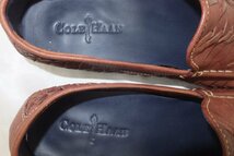 COLE HAAN コールハーン 編み込みローファー C11485 サイズ：8.5 箱付き カラー：ブラウン系_画像7