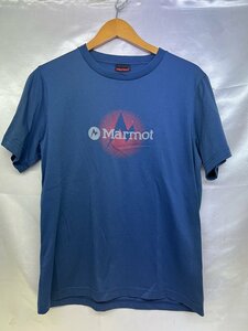 Marmot マーモット プリントロゴTシャツ 半袖 サイズ：L カラー：ネイビー系