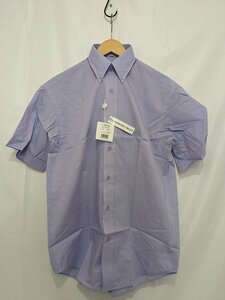 【未使用長期保管品】Courreges homme クレージュオム 半袖ボタンシャツ サイズ：39 カラー：ライトパープル