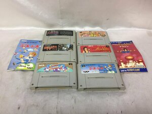 【ジャンク扱い】スーパーファミコン スーファミ ぷよぷよ アラジン ストリートファイターなど カセット ゲームソフト6本 まとめ売り