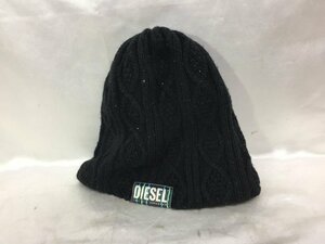 DIESEL ディーゼル アクリルウール ニット帽 カラー：ブラック ユニセックス ビーニー