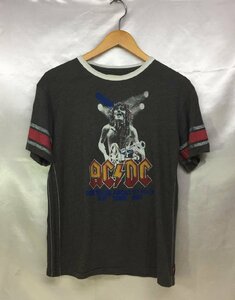 TRUNK LTD AC/DC エーシーディーシー プリント 半袖Tシャツ サイズ：M カラー：グレー系 バンドTシャツ バンT