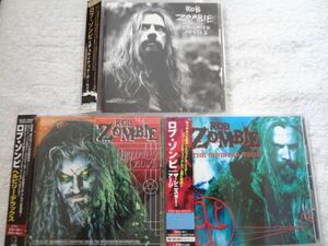 ROB ZOMBIEロブゾンビ オリジナルアルバムCD3枚セット EDUCATED HORSES/THE SINISTER URGE/HELLBILLY DELUXE WHITE ZOMBIEホワイトゾンビ