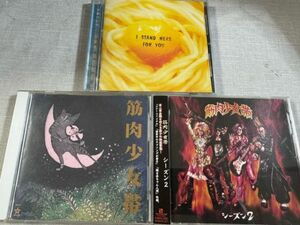 筋肉少女帯&大槻ケンヂ オリジナルアルバムCD3枚セット「シーズン2」「I STAND HERE」「猫のテブクロ」」