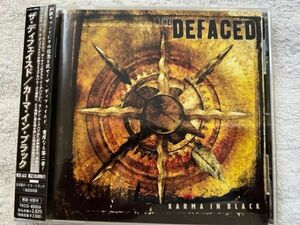 THE DEFACEDザ・ディフェイスド オリジナルアルバムCD「KARMA IN BLACK」国内盤 SOILWORKソイルワーク/DARKANEダーケイン