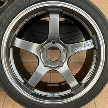 アドバンレーシング GT pcd120 5穴 8j+46 9j+53 タイヤホイールセット ヨコハマ advan fleva 225/40r18 255/35r18 bmw fk8 佐川急便元払い_画像4