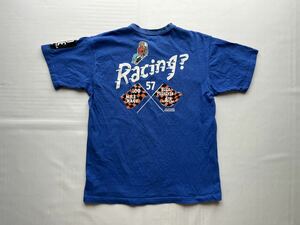 THE REAL McCOYS BUCO レーシング メンズ 40 M相当 半袖 プリント Tシャツ ザ リアル マッコイズ アメカジ モーターサイクル