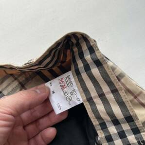 ★日本製 正規品 BURBERRY BLACK LABEL 三陽商会 メンズ W33相当 チェック柄 コットン パンツ / バーバリーブラックレーベルの画像7