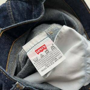 ★美品 毛羽立ち USA製 90s Levi's 501 W33相当 ヴィンテージ 濃紺 デニムパンツ ジーンズ / アメリカ製 オールド リーバイスの画像8