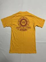 ★USA製 00s UNION LINE ヴィンテージ UAW 半袖 Tシャツ / アメリカ製 オールド ユニオンライン イエロー 黄色_画像1