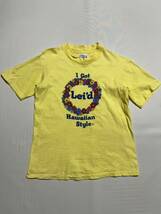 ★USA製 80s Hanes BEEFY-T メンズ S フラワー 花 ヴィンテージ プリント 半袖Tシャツ / アメリカ製 オールド ヘインズ ビーフィー_画像1