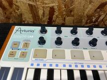 Arturia アートリア MINILAB USB MIDI コントローラー MIDIキーボード 箱付き USBケーブル付き 通電確認済み_画像3