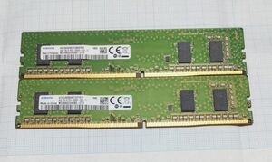 メモリ PC4-2666V 4GB 2枚(計8GB)起動確認済み