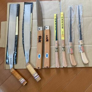 ※011 金物店在庫品 未使用品 鋸 いろい8点まとめて