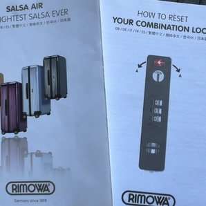 RIMOWA リモワ スーツケース SALSA AIR シリーズ説明書等のみ。の画像2