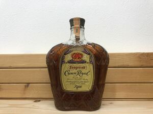 CROWN ROYAL 1963 クラウン ローヤル ロイヤル カナディアン ウイスキー　Canadian Whisky 80Proof 4/5 Quart 古酒 未開栓