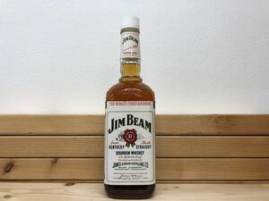 JIM BEAM WHITE LABEL ジムビーム ホワイトラベル バーボン ウイスキー Bourbon Whiskey 750ml 43% 未開栓 古酒