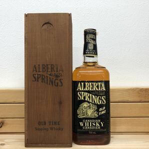 ALBERTA SPRINGS 1978 アルバータ スプリングス 1978 木箱 カナディアン ウイスキー Canadian Whisky750ml 40％ 木箱有り 古酒の画像1