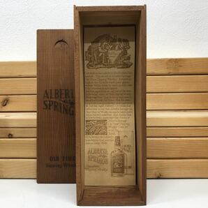 ALBERTA SPRINGS 1978 アルバータ スプリングス 1978 木箱 カナディアン ウイスキー Canadian Whisky750ml 40％ 木箱有り 古酒の画像9