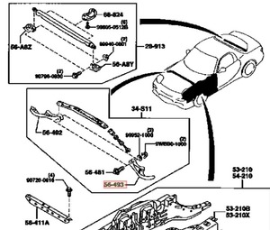 ★超希少 未使用 純正 マツダ ストラット バー プレート 左側 フェンダー ホイール エプロン パネル RX7 FD3S MAZDA STRUT BAR PLATE(L)