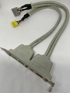 USB／FireWire マザーボード接続ケーブルブラケット 使用できるかわかりませんがどなたか必要な方いらっしゃいませんか？