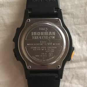 TIMEX IRONMAN TRIATHLON 8LAP INDIGLO タイメックス アイアンマン ヴィンテージ 初代シルバー 初期 インディグロ メンズ デジタル 腕時計の画像4