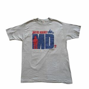 【USA製】 80s 90s HARLEY DAVIDSON SIGNAL ハーレーダビッドソン 半袖 Tシャツ Tee メンズ L 灰/グレー プリント アメリカ製 ビンテージ