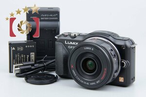 【中古】Panasonic パナソニック LUMIX DMC-GF5 エスプリブラック + LUMIX G X VARIO 14-42mm f/3.5-5.6 ASPH. POWER O.I.S. H-PS 14042