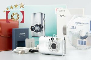 【中古】Canon キヤノン IXY Digital 3000 IS シルバー コンパクトデジタルカメラ 元箱付き