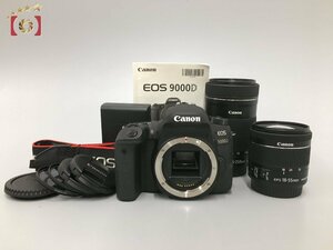 １円出品 Canon キヤノン EOS 9000D ダブルズームキット【オークション開催中】