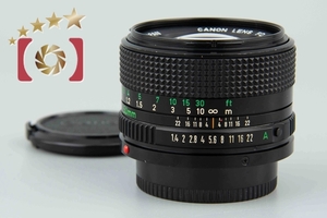 【中古】Canon キヤノン New FD 50mm f/1.4