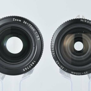 １円出品 Nikon ニコン SERIES E ZOOM 36-72mm f/3.5 + Ai-S Zoom NIKKOR 35-105mm f/3.5-4.5【オークション開催中】の画像8