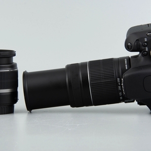 【中古】Canon キヤノン EOS Kiss X5 + EF-S 18-55mm f/3.5-5.6 IS + EF-S 55-250mm f/4-5.6 IS IIの画像8