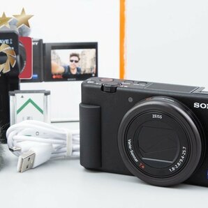 １円出品 SONY ソニー VLOGCAM ZV-1 ブラック デジタルカメラ 元箱付き【オークション開催中】の画像1