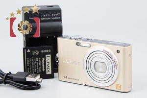 【中古】Panasonic パナソニック LUMIX DMC-FX66 リュクスゴールド コンパクトデジタルカメラ