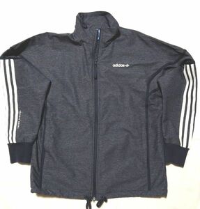 【週末セール】【USED】adidasアディダス　ジャケット　ダークグレー　サイズМ