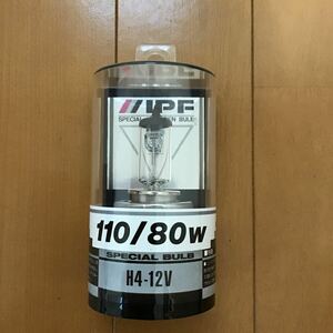 IPF ヘッドライト フォグランプ ハロゲン 車用 H4 3200K 純正色 12V用 1本入 車検対応 110/80W 補修球 ハイワッテージ HHC-1211080