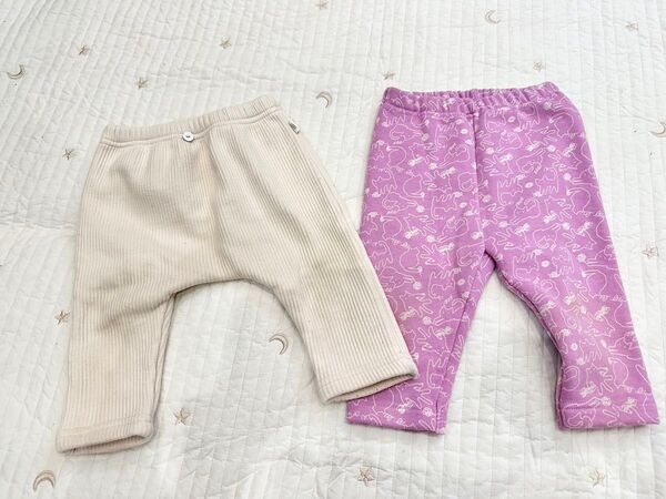 ベビーズボン 裏起毛 70 ベビーパンツ ズボン ユニクロ パンツ