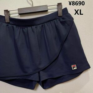 フィラ　テニスウェアショートパンツ　紺　XL