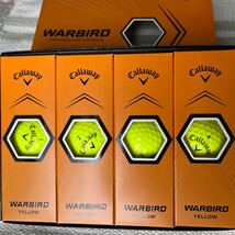 CallaWay ゴルフボール WARBIRD イエロー _画像1