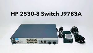 ■■ HP 2530-8 Switch J9783A スイッチ ACアダプター付き