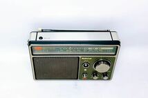 ■動作品■ National ナショナル RF-1090 TV音声/FM/AM/3バンド ポータブルラジオ 昭和レトロ ヴィンテージ_画像4