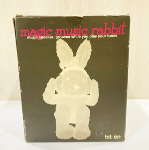 【76】1円～ 未使用品？ スピーカー　ラビットスピーカー　magic music rabbit ウサギ うさぎ ぬいぐるみ 動作未確認 現状品