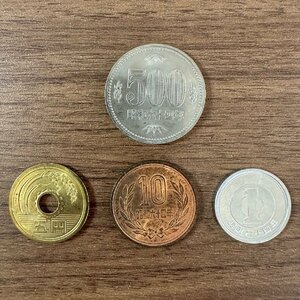 【昭和64年】硬貨4枚組 500円玉 10円玉 5円玉 1円玉 収集家放出品 99