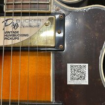 【80】☆ほぼ未使用美品 Epiphone エピフォン SHERATON Ⅱ Pro VF セミアコ シェラトン ソフトケース 現状品 中古品_画像7