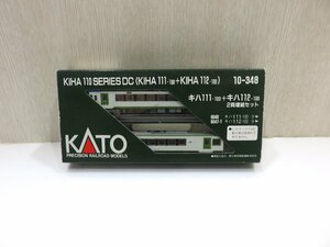 【76】1円～ 美品 KATO 10-348 キハ111-100＋キハ112-100 2両増結セット 鉄道模型 動作未確認 現状品 Nゲージ