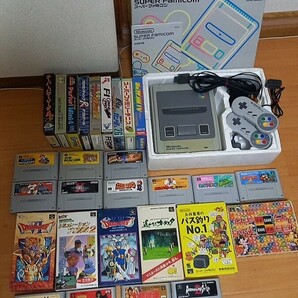 動作品 任天堂 NINTENDO スーパーファミコン SFC 本体 ソフト まとめて 動作未確認ソフトありの画像1