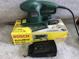 美品 ▼ K-1552 BOSCH ボッシュ 吸じん 防じんオービタルサンダー PSS180A 防塵 吸塵 動作OK