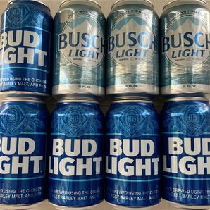 バドライトBUDLIGHTブッシュライトBUSCHLIGHT 合計8本セット 