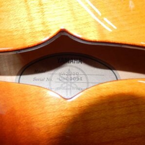 ★美品★ 2007年製 YAMAHA SA2200 Violin Sunburst ハードケース付 セミアコ 18の画像8